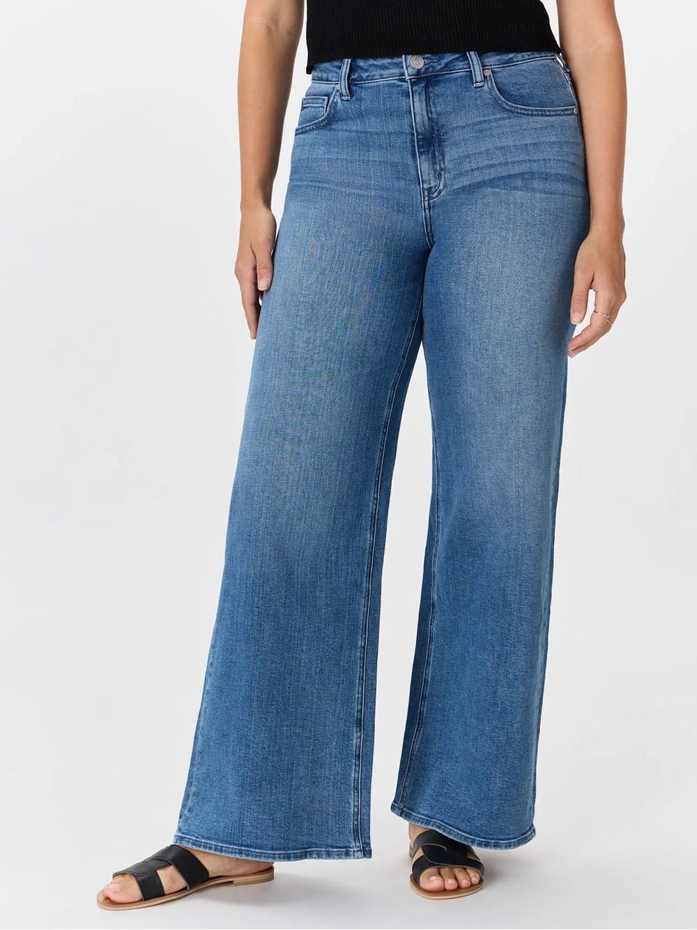 NWT Quince Bella Stetch Women’s Wide-Leg Denim Jeans - Size 32